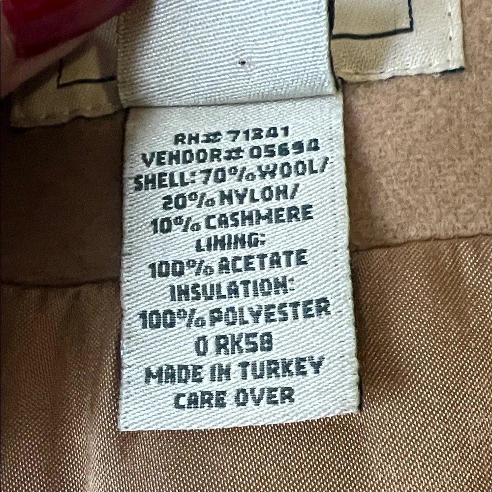 LL Bean Tan Peacoat - Picture 3 of 5